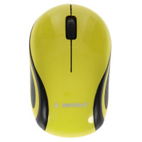 Мышь беспроводная Gembird MUSW-615, желтый, USB