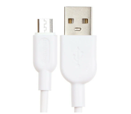 Кабель USB - MicroUSB, Smartbuy S01, 2.4A, 1 м, белый