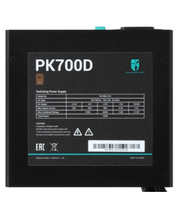 Блок питания 700W DeepCool/GamerStorm PK700D, 80+ Bronze Блок питания 700W DeepCool/GamerStorm PK700D, 80+ Bronze