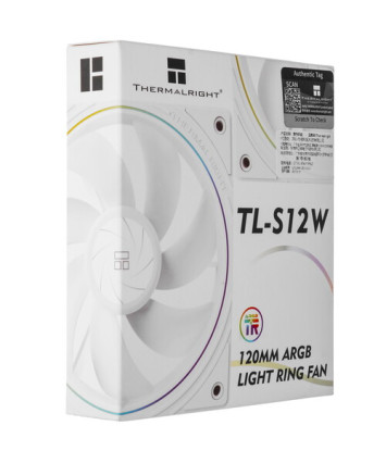 Вентилятор для корпуса Thermalright TL-S12-W, ARGB White (TL-S12-W) Вентилятор для корпуса Thermalright TL-S12-W, ARGB White (TL-S12-W)