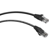 Патчкорд CCA light UTP Гарнизон PC-UTP-5e-5-BK кат.5e, 5м, литой, многожильный (черный)