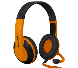 Гарнитура Defender Warhead G-120 черный + оранжевый