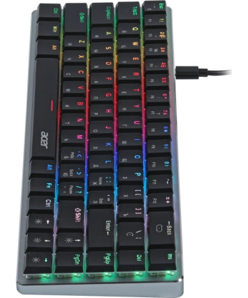 Клавиатура Acer OKW302, USB, черный