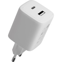 Универсальное СЗУ Defender UPA-145 (1 USB-C, 1 USB-A, 45W), белый