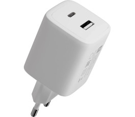 Универсальное СЗУ Defender UPA-145 (1 USB-C, 1 USB-A, 45W), белый