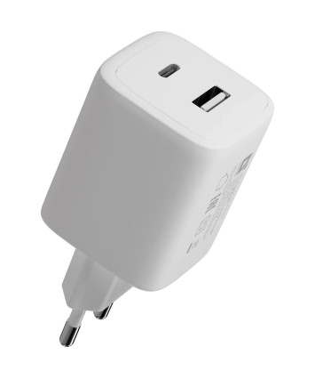 Универсальное СЗУ Defender UPA-145 (1 USB-C, 1 USB-A, 45W), белый