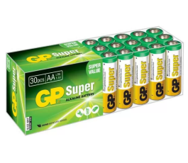 Батарейка GP Super Alkaline 15A LR6 AA (GP 15A-B30) , 30шт