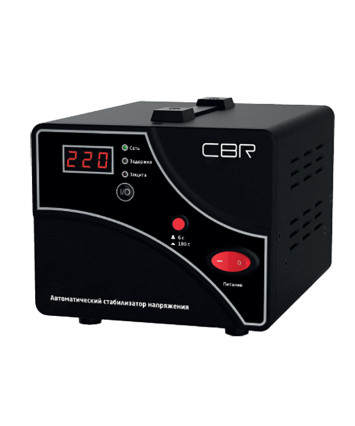 Стабилизатор напряжения CBR CVR 0157, 1500 ВА/900Вт