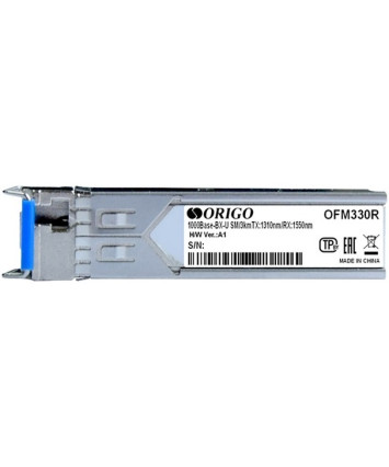 Модуль SFP ORIGO OFM330R/3KM/A1A 1G 1310/1550nm 3 KM, SC Модуль SFP ORIGO OFM330R/3KM/A1A 1G 1310/1550nm 3 KM, SC