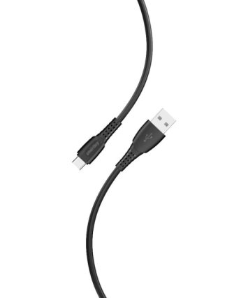 Кабель USB - Type-C, Smartbuy S40, 3А, 1м, черный