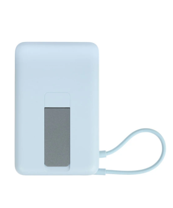 Портативный аккумулятор Xiaomi Magnetic Power Bank (встроенный кабель), 10000mAh, голубой