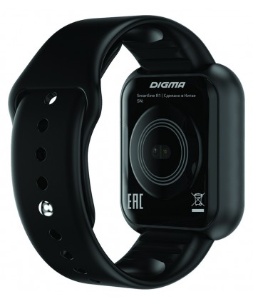 Смарт часы Digma Smartline R1B, черный