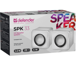 Акустика 2.0 Defender SPK 33 белый