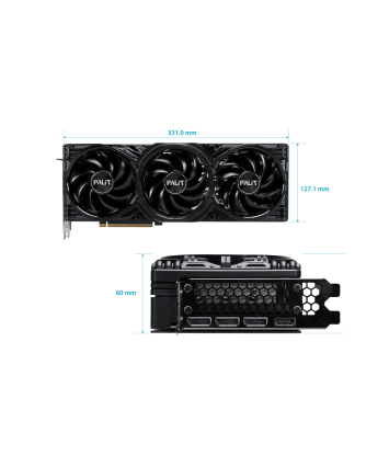 Видеокарта nVidia PCI-E 5.0 16Gb GeForce RTX 5070 Ti Palit GamingPro