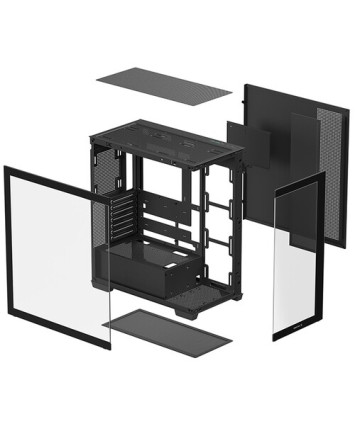 Корпус ATX без БП Deepcool CG580, черный