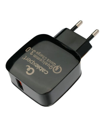 Универсальное СЗУ Cablexpert MP3A-PC-41 (18Вт, 1 USB, 3А), QC 3.0, черный
