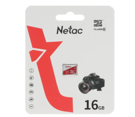 Карта памяти MicroSDHC 16Gb Netac P500 ECO (NT02P500ECO-016G-S)