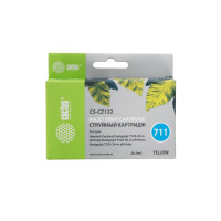 Картридж струйный Cactus CS-CZ132 №711 26мл, желтый