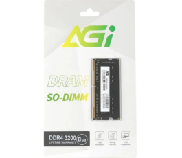 Модуль памяти DDR4 SODIMM 8Gb PC25600 3200MHz AGi (AGI320008SD138-ST)