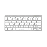 Клавиатура беспроводная JETACCESS SLIM LINE K8 BT, серебристый