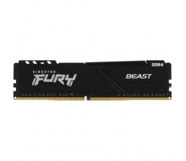 Модуль памяти DDR4 16Gb PC25600 3200MHz Kingston FURY Beast Black (KF432C16BB/16)
