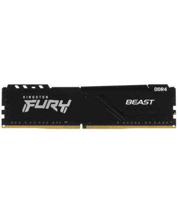 Модуль памяти DDR4 16Gb PC25600 3200MHz Kingston FURY Beast Black (KF432C16BB/16)