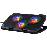 Охлаждающая подставка для ноутбука Redragon Ingrid 15"-17,3", 2 USB, 3 вентилятора