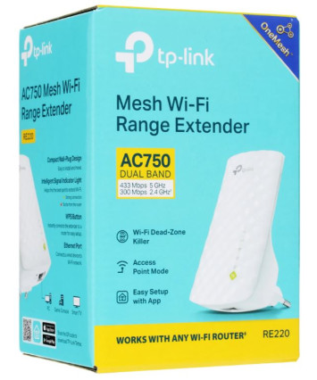 Усилитель беспроводного сигнала TP-Link RE220