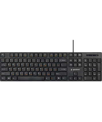 Клавиатура Gembird KB-250, 1.8м, черная, USB