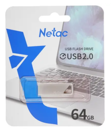 Флеш накопитель 64Gb USB 2.0 Netac U326 (NT03U326N-064G-20PN)