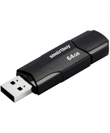 Флеш накопитель 64Gb USB 3.0 SmartBuy CLUE Black (SB64GBCLU-K3)