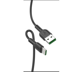 Кабель USB - Type-C, HOCO X33, 5A, 1 м, черный