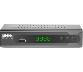 Цифровой приемник ТВ CADENA CDT-2315SB DVB-T2 черный
