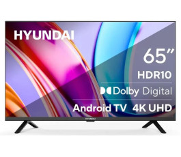Телевизор 65" Hyundai H-LED65BU7006, LED, 4K Ultra HD, 60 Гц, SMART TV, Android TV, черный