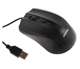 Мышь проводная Smartbuy ONE 352, USB, черный