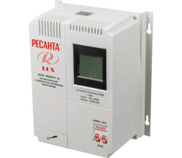 Стабилизатор напряжения Ресанта АСН-3000Н/1-Ц, 3кВА, (63/6/21), однофазный, серый