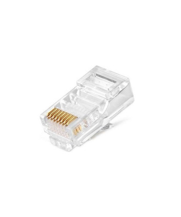 Коннектор RIPO RJ-45 (8P8C) универсальная кат.5e, сквозной (100 шт.) 003-400034