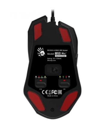 Мышь игровая A4Tech W60 Max BLOODY, красный