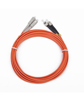 Двунаправленный мультимодовый оптоволоконный кабель, Cablexpert, ST/SC, (50/125 OM2), 5 м.