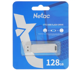 Флеш накопитель 128Gb USB 3.0+TypeC Netac U782C (NT03U782C-128G-30PN)