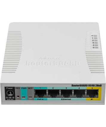 Беспроводной маршрутизатор MikroTik RB951 (RB951UI-2HND) белый