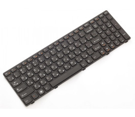 Клавиатура для ноутбука Lenovo IdeaPad G580 G585 Z580 Z585 RU Black Frame Black (25-201846 )