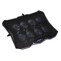 Охлаждающая подставка для ноутбука PANTEON CP-178 RGB Black 9"-18", USB, 8 вентиляторов
