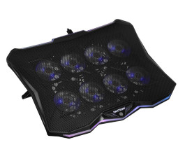 Охлаждающая подставка для ноутбука PANTEON CP-178 RGB Black 9"-18", USB, 8 вентиляторов