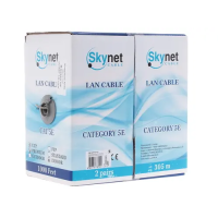 Кабель внутренний витая пара Бухта 305м SkyNet Premium UTP5e 2pr ( 0.51mm) медь CSP-UTP-2-CU