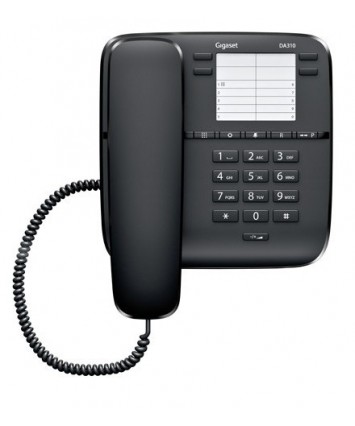 Телефон проводной Gigaset DA310 RUS черный