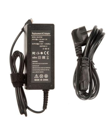 Блок питания для ноутбука Lenovo 65W (5V, 9V, 15V, 20V, 3A, Type-C)