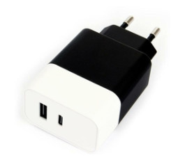 Универсальное СЗУ Cablexpert MP3A-PC-36 (2 USB, 2.4А, кабель lightning), черный