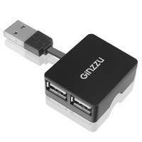 USB-концентратор Ginzzu GR-414UB (4 порта USB 2.0)