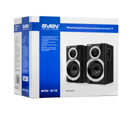 Акустика 2.0 SVEN SPS-619 RMS 20W, МДФ